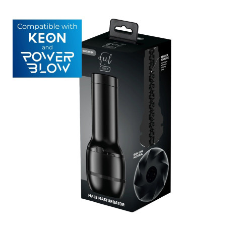 Черный мастурбатор FeelSensation Stroker