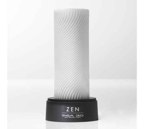 Белый 3D мастурбатор ZEN