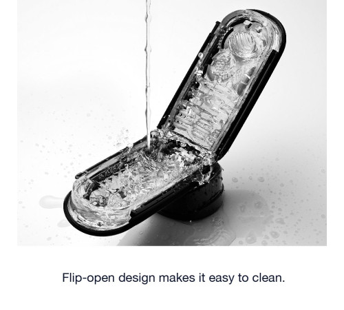 Черный мастурбатор Flip Zero Черный мастурбатор Flip Zero