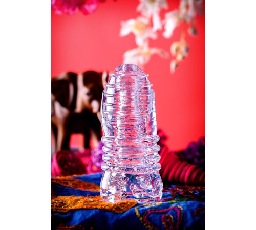 Прозрачный мастурбатор  Lingam Savitri