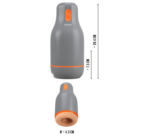 Мастурбатор для головки полового члена Glans Masturbator with 2 Functions