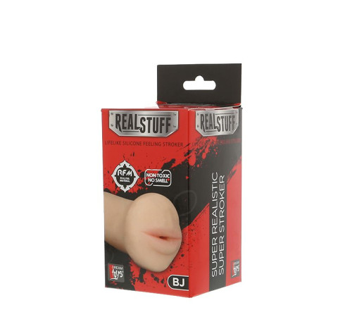 Нежный мастурбатор-ротик REALSTUFF 5INCH MASTURBATOR BJ
