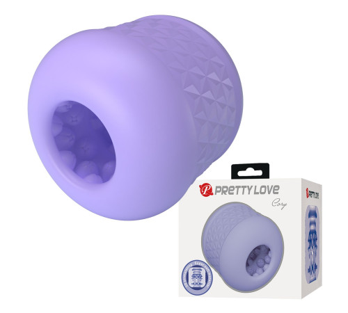 Сиреневый сквозной мастурбатор Cory