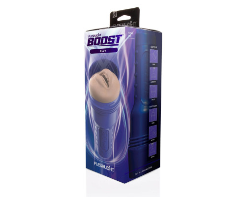 Заказать Телесный мастурбатор-рот Fleshlight Boost Blow