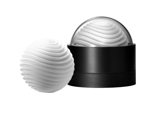Белый мастурбатор Tenga Geo Aqua
