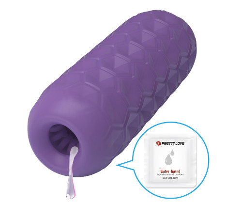 Фиолетовый мастурбатор Venus-X Twin balls