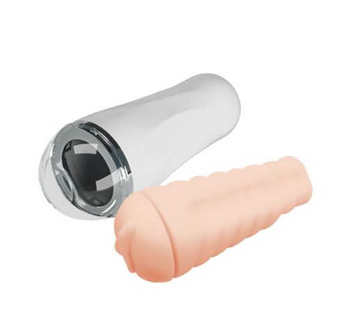 Телесный мастурбатор-вагина в колбе 30 Life-Like Vagina