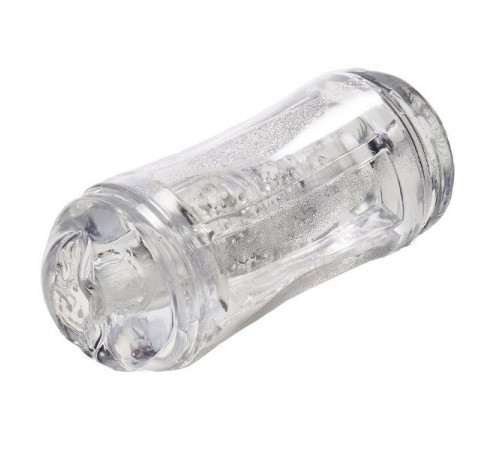 Прозрачный двусторонний мастурбатор Sophia - вагина и анус