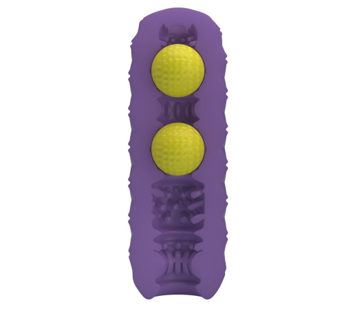 Фиолетовый мастурбатор Venus-X Twin balls