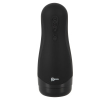 Черный вибромастурбатор с подогревом Masturbator with 3 Functions