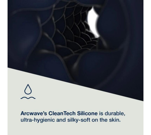 Синий мастурбатор с контролем всасывания Arcwave Pow Stroker