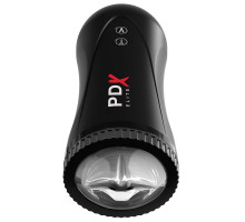Черный автоматический мастурбатор-ротик Moto Stroker