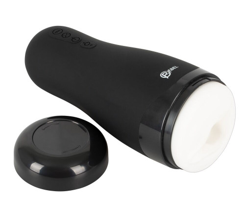 Черный вибромастурбатор с подогревом Masturbator with 3 Functions