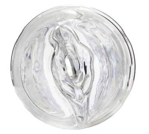 Прозрачный двусторонний мастурбатор Sophia - вагина и анус