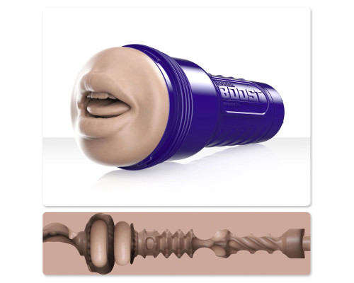 Заказать Телесный мастурбатор-рот Fleshlight Boost Blow