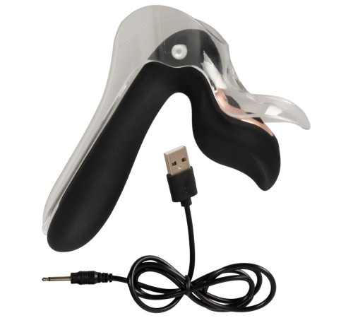 Вагинальный расширитель Vibrating Speculum с вибрацией и подсветкой