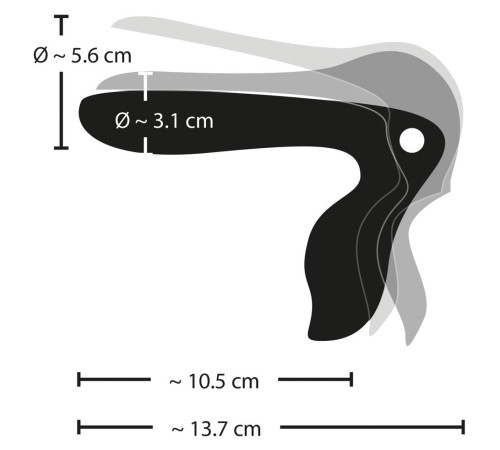 Вагинальный расширитель Vibrating Speculum с вибрацией и подсветкой