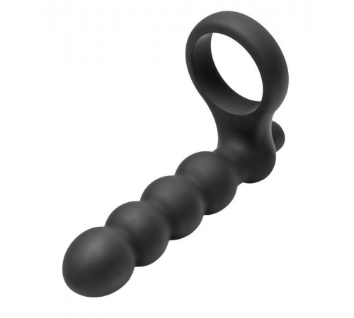 Насадка для двойного проникновения Double Fun Cock Ring with Double Penetration Vibe