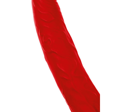Красная насадка на пенис для двойного проникновения Black Red - 16,5 см. Красная насадка на пенис для двойного проникновения Black Red - 16,5 см.