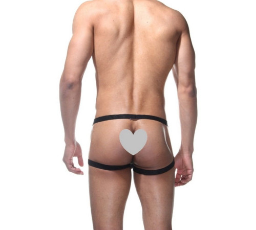 Бело-черные мужские трусы-джоки