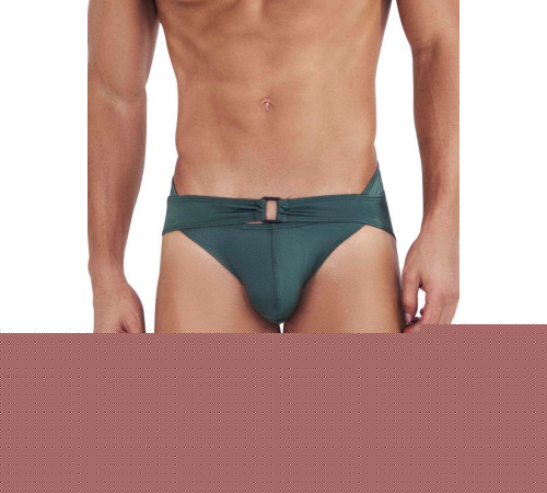Зеленые мужские трусы-брифы с поясом Flashing Brief