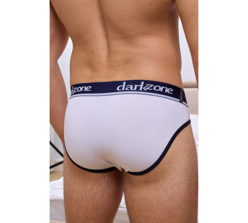 Белые мужские трусы-брифы с вырезом