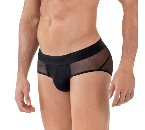 Черные полупрозрачные трусы-брифы Yin Yang Brief