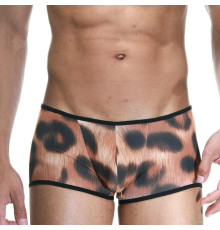 Облегающие трусы-хипсы с леопардовым принтом