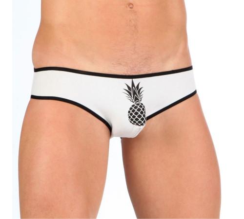 Набор из 3 эротических трусов-слипов с принтом-ананасом
