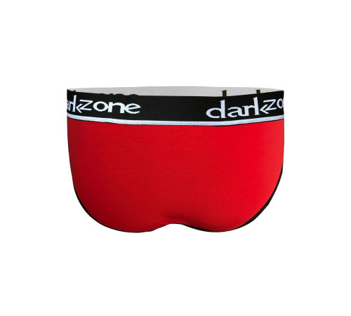 Красные мужские трусы-брифы с вырезом