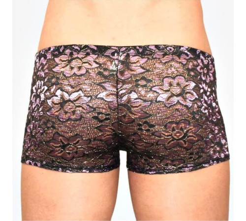 Мужские трусы-боксеры с контрастным цветочным узором