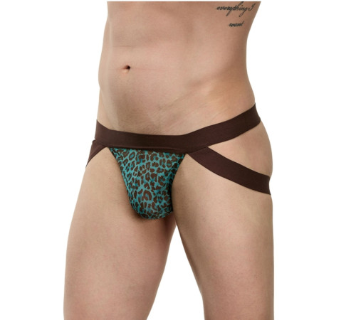 Стильные мужские трусы-джоки с леопардовым принтом