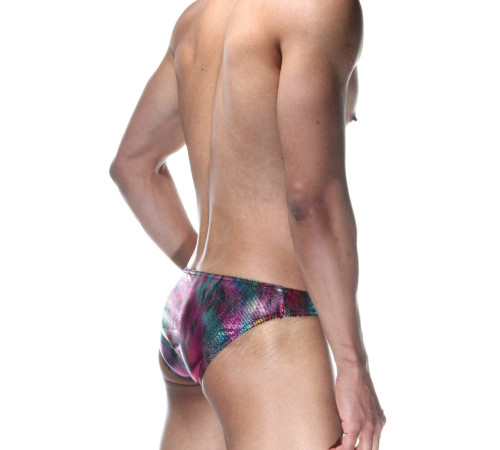 Мужские сексуальные трусы-слипы из ткани с блеском