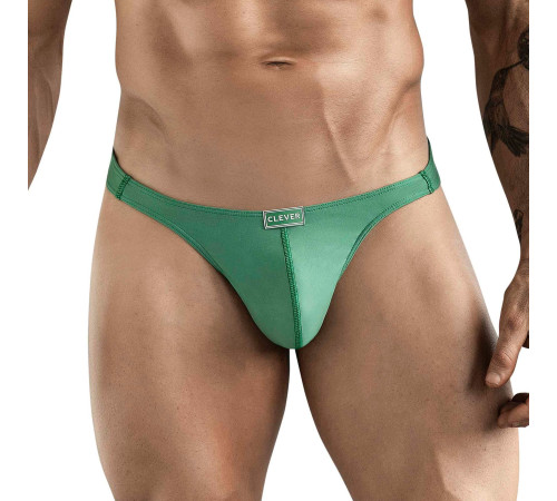 Зеленые мужские трусы-тонги Clever Cactus Thong