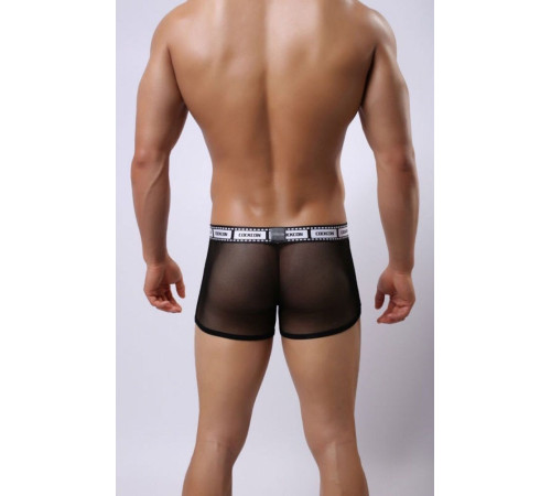 Сетчатые трусы-боксеры Cockcon Trunks с принтом на гульфике