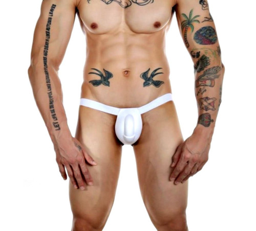 Мужской пуш-ап вкладыш белого цвета