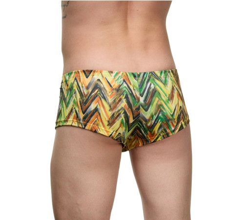 Мужские трусы-боксеры с зигзагообразным рисунком