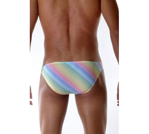 Сексуальные трусы-слипы с цветной горох
