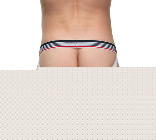 Сексуальные сетчатые трусы-джоки с кармашком