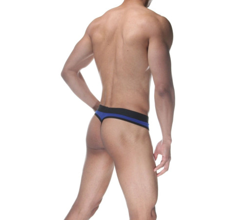 Синие мужские трусы-стринги