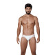 Заказать Белые трусы-джоки с ажурными вставками Urge Jockstrap
