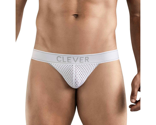 Заказать Белые перфорированные трусы-джоки Clever Ambar Jockstrap Заказать Белые перфорированные трусы-джоки Clever Ambar Jockstrap