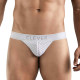 Заказать Белые перфорированные трусы-джоки Clever Ambar Jockstrap