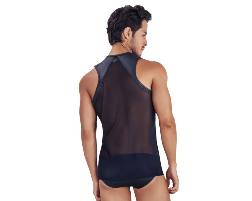 Заказать Черная прозрачная мужская майка Audacy Tank Top