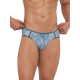 Заказать Серые трусы-джоки с цветочым принтом Avalon Jockstrap