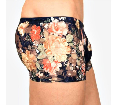 Мужские трусы-боксеры с крупным цветочным узором