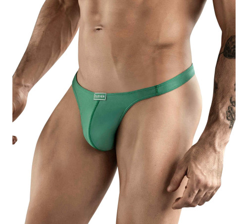 Зеленые мужские трусы-тонги Clever Cactus Thong