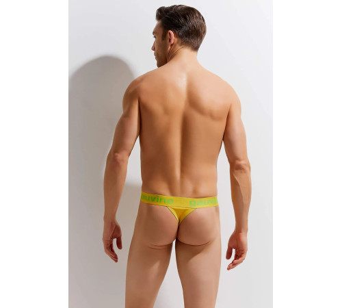 Хлопковые мужские трусы-тонги с брендированным поясом Colours of the Planet Thong