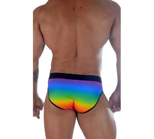 Оригинальные мужские трусы-слипы с вырезом