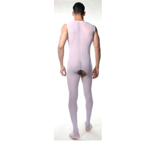 Полупрозрачное мужское боди на все тело